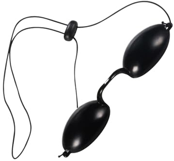FONDOTIN Protettiva Occhi per Trattamenti Cosmetici con Protezione Uv Occhialini Ergonomici per Uso Quotidiano e Procedure LED