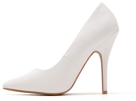 Bismaa Mens Womens Drag Queen Cross Dresser HIGH Heel Pointy Toe Court Shoes Big Sizes UK 9,10,11,12