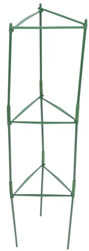 Homoyoyo Tomatenkäfig aus Eisen Rankgitter für Kletterpflanzen Gartenpflanzenstütze für Erbsen Rosen und Prunkwinden Wetterfestes Metallgerüst für Drinnen und Draußen