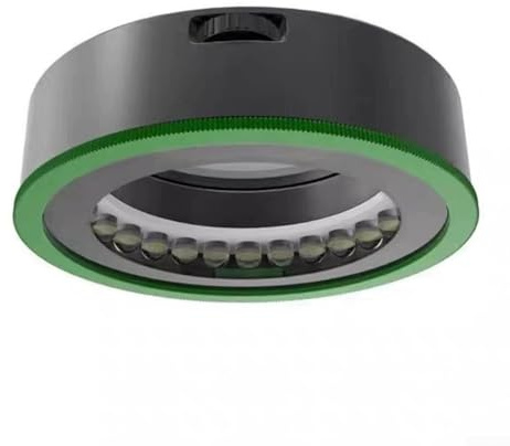 babominimer Lampada da microscopio con sorgente luminosa polarizzata regolabile a LED per luce ad anello per illuminazione ad alta messa a fuoco, diametro interno 47 mm, struttura interamente in