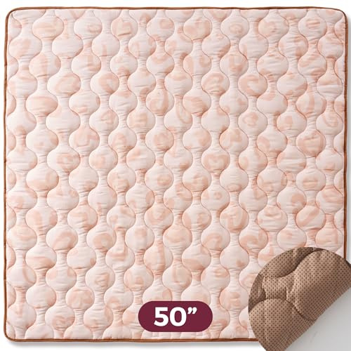 momcozy Baby Play Mat for Floor, Pink