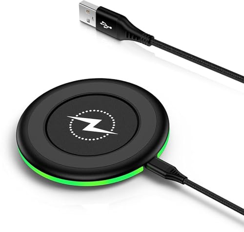 15W Wireless Charger Samsung Induktive Ladestation Ladepad für Samsung Galaxy S26 Ultra/S25/S24 FE/S23/S22/S21,Google Pixel 10/9/8/7/6,Kabelloses Ladegerät Handy induktionsladegerät iPhone für iPhone