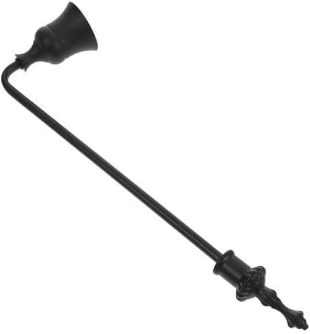 NIYANGLE Accessorio Spegnicandele Vintage Manico Lungo Alluminio, per Spegnere Stoppini di Candele Profumate e Decorazioni Domestiche