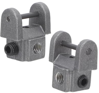 iplusmile Scroll Saw Blade Holder Pin-Less Adapter Easy to Use 2pcs Metal Silver, for Saw Blades, Woodworking and Home Projects