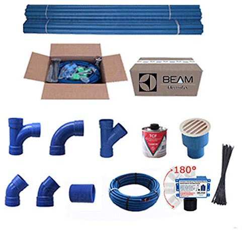 Kit predisposizione impianto aspirapolvere centralizzato (3 punti presa)