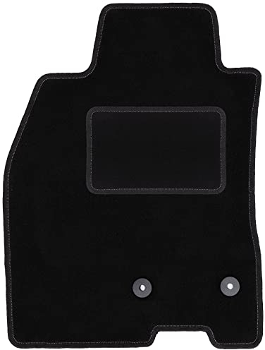 Wielganizator Automatte – Passend für Renault Megane III Schrägheck, Coupé, Kombi 2008-2015 – Velours – Autozubehör - Auto Fußmatten – Fußmatte Auto – 1-teilig - schwarz