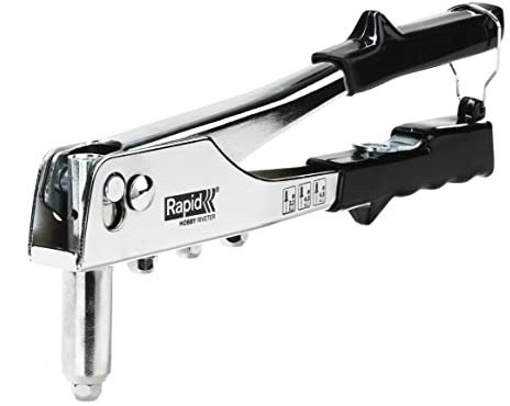 Pinza de remache RAPID HOBBY para remaches de aluminio Ø3,2/4,0 y 4,8 mm.