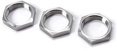 GatherTOOL 5 Teile/Satz Sechskant-Kontermutter Rohrverschraubung M8 M10 M12 M14 M16 M18 M20 M22 M24 M25 M27 M30 Teilung 1 1,5 mm metrische Buchse 304 Edelstahl (Size : M20x1.5mm(S24 H4))