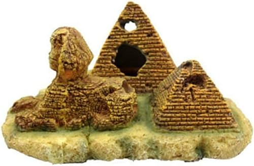 OIDESA Aquarium-Ornament Aquarium-Ornament Aquarium-Deko Aquarium-Deko-Ornament Altes Ägypten Ruinen Aquarium-Ornament Aquarium-Dekoration Kunstharz-Dekor