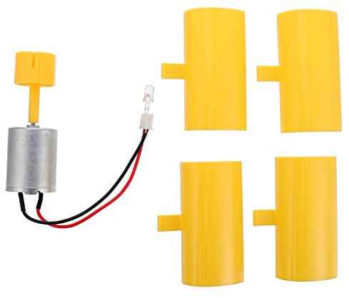 FONDOTIN Windkraftanlagen Modellbausatz Vertikale Windkraftanlage Turbinengenerator Für Diy-wissenschaftsunterricht Lehrmittel Mini-energieerzeugung Experiment