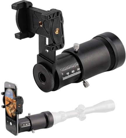 Starboosa Adjustable Scope Camera Adapter – Universal Smartphone Mount for Clear Outdoor Shots | Quick Alignment; Stable Phone Mount; Universal Compatibility