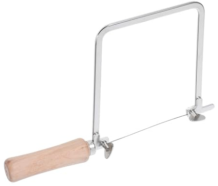 Angoily Scie à Chantourner U Forme de U Mini Scie à Main pour Métal et Plastique Outil de Bricolage Précis avec Cadre Robuste pour Projets Manuels et