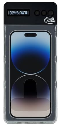 Boîte de verrouillage de téléphone – Étui portable verrouillable, support de réduction du temps d'écran, stockage sécurisé des gadgets | Organisateur familial pour et adultes, pour la maison,