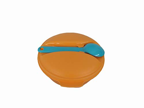 TUPPERWARE To Go Snack&Go 600 ml türkis orange A198 Soup&Go + Löffel Snack P 18066