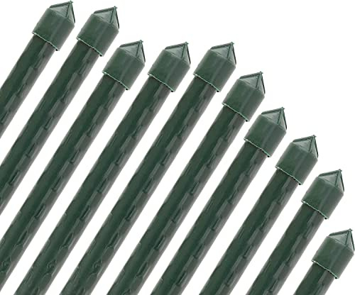 Suinga 25 x TUTEUR en Bambou plastifié de 120 CM, diamètre 10-12 cm. Utilisé en Agriculture, plantations et Floriculture de Jardins.