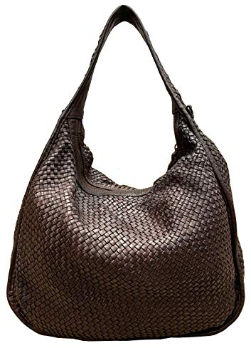 BZNA Bag Sanna braun Italy Designer Damen Handtasche Schultertasche Tasche Leder Shopper Neu