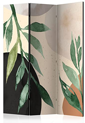 murando Decorative Room Divider Leaf 135x172 cm / 54x68 Single-Sided