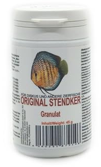 Stendker Granulat 45g - hochwertiges Markenfutter - Für Diskus und andere Zierfische - Diskusgranulat