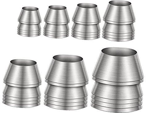BCOATH 7pezzi Cuneo Metallico Per Martello Cuneo Di Ricambio Cunei in Ferro Per Manico Accessori Per Installazione Di Ferro Resistente
