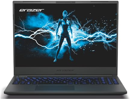 ERAZER Major X20 MD62614 - Portátil Gaming 16 QHD+ (Intel Core i7-14700HX, 16GB RAM, 1TB SSD, NVIDIA GeForce RTX 4070, Windows 11 Home) / Gris / Teclado QWERTY Español