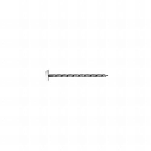 Pointe annelee inox a4 tete blanche - 2x 40 - (bp 250) boite 250 pcs