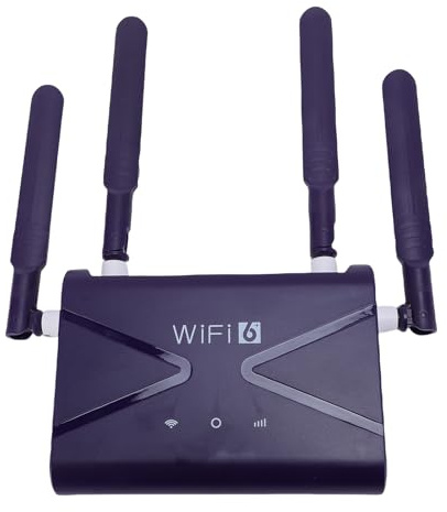 Jectse Routeur sans Fil LTE de 300 Mbps, Compatible avec Plusieurs Bandes LTE, Vitesse WiFi de 300 Mbps, 4 Antennes de Conception, Emplacement pour Carte SIM pour Ordinateur Portable PC