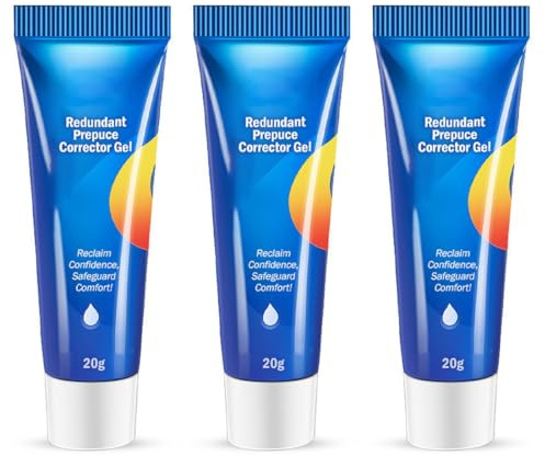 Teegxddy 3 Pezzi Gel Correttore per Prepuzio Ridondante,Gel per Fimosi per Prepuzio,GEL Correttivo per Prepuzio Fimotico con Ingredienti Naturali,Idrata e Idrata la Pelle,Azione Rapida e Delicata
