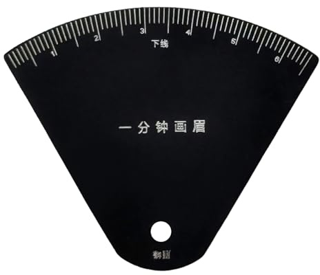 Règle Sourcils | Gabarit de Maquillage pour Sourcils - Outil de Précision Alignement Mesure Forme,Stencil de Maquillage pour Débutantes a Domicile