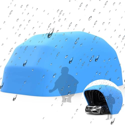 Cubierta hidráulica para cochera al aire libre, cubierta de garaje de acero inoxidable, plegable, telescópica móvil para protección solar y lluvia