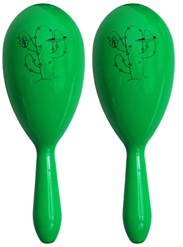 Maracas-RASSELN ODER Shaker = FÜR Erwachsene = Plastik Maracas-ERHALTBAR IN 5 ZUSAMENSTELLUNGEN - SUPER FÜR Jede Tanz Party- Salsa ODER Rumba =