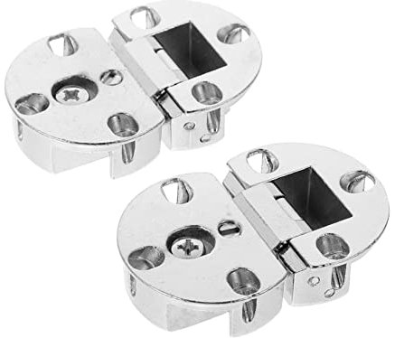 Angoily 4piezas Bisagra De Solapa Para Muebles Aleación De Zinc Bisagras De Armario Movimiento Suave Para Cerrar Puertas De Cocina