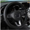 CGEAMDY Cubierta de Volante de Cuero de Microfibra, Funda Volante Coche Universal Transpirable Antideslizante de 38cm de Cuero, Suave Adecuado para Todas Las Estaciones Funda Volante Coche(Negro)