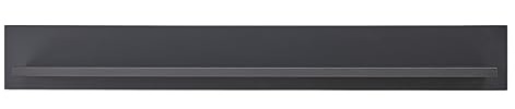 CORE Wandboard in Schwarz - Hochwertiges und vielseitig einsetzbares Wandregal - 120 x 16 x 22 cm (B/H/T)
