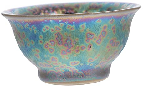 Zerodeko Teetasse Gongfu mit Keramik Elegante Chinesische Natürlicher Teeschale Schlichtheit für Restaurant und Besondere Trinkgelegenheiten