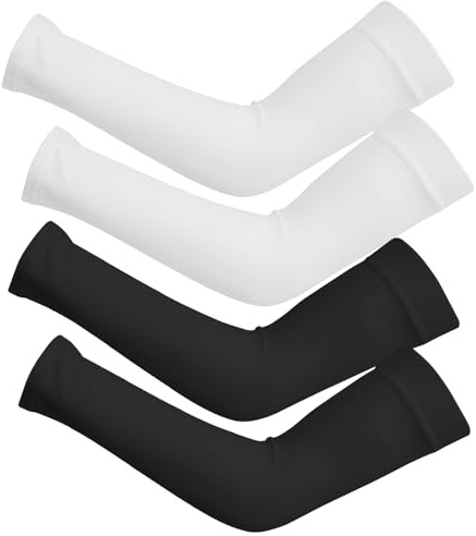 NIEITRK Armstulpen & Arm Sleeves UV-Schutz kühlend für Damen Herren | Armstulpen als Arm Warmers mit UPF 50+, atmungsaktiv, rutschfest, für Sport Gaming Tattoo-Cover, geeignet Sonnenschutz.