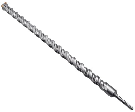 1x 18(25 x 460mm) SDS Plus Rotary Hammer Drill Bit for Concrete | Masonry bit, Brick and Cement (Length : 460mm / 18, 1 （ 25mm)