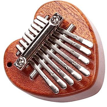 JOINPAYA Mini-kalimba Aus Holz Mit 8 Tönen Für Anfänger Tragbar Und Sicher Für Den Täglichen Gebrauch