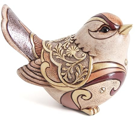 Bird Figurines For Home Decor,Bird Statue Sculpture For Shelf Decor Accents,Boho Bird Decorations For Table Office Living Room Bedroom,Retro Animal Statues Decorative Bird Gifts For Bird Lovers Women