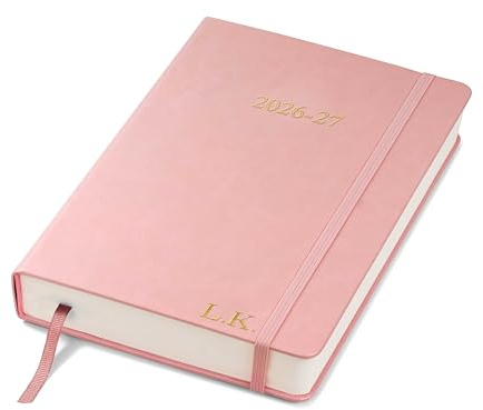 Wykeham's Mid-Year Executive Journal – 2025-26 Tag pro Seite Tagebuch und Planer (Personalisierte Rose, A5)