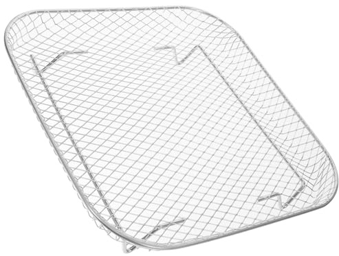 GLEAVI Rejilla para Asar en Freidora de Aire de Acero Inoxidable 304 8.5x1.7 Pulgadas Bandeja para Horno para Cocinar Verduras y Carnes en Cocina Saludable