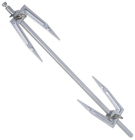 Tige de broche pour friteuse à air – Tige en métal antirouille de 34 cm pour rôtissoire de four, rôtissoire universelle | Brochettes à vis de verrouillage réglables pour la maison, la cuisine
