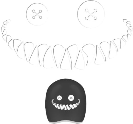 Bilfönsterdekaler Smile Face, Smile Sticker Rolig glasdekal Cool | Bil klistermärke Smile Face Väggdekal Biltillbehör för interiör Fönster Laptop Bagage Bagage ElMotorcykel