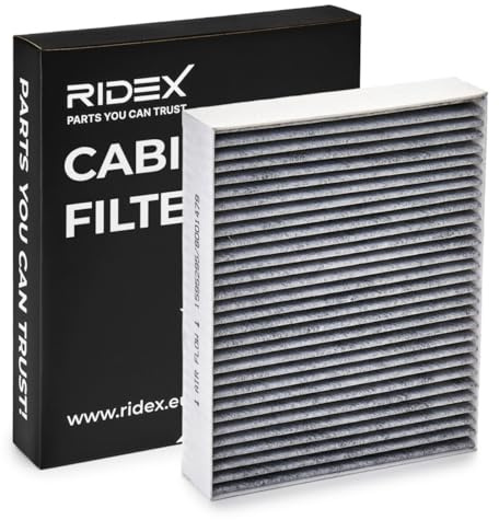 RIDEX 424I0102 Innenraumfilter Pollenfilter Aktivkohlefilter Höhe: 35 Breite: 204 Länge: 240 Kompatibel mit OPEL ZAFIRA B A05 INSIGNIA Caravan Mokka/Mokka X J13 Astra J Sports Tourer P10