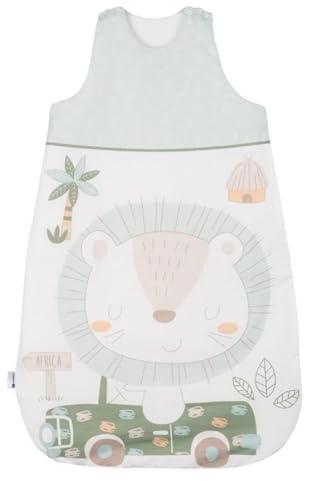 Kikkaboo Baby sovsäck 0–6 månader, längd 70 cm, 3,3 tog, dragkedja, färg: grön