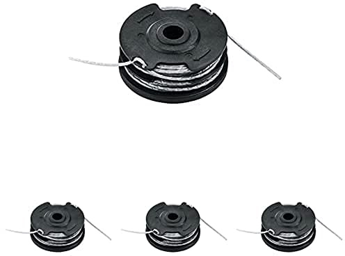 Bosch F016800351 Nachfüll- und integrierte Leitungsspule 6 m länge Ø 1,6 mm Fadenstärke für Kantenschneider, 4er Pack