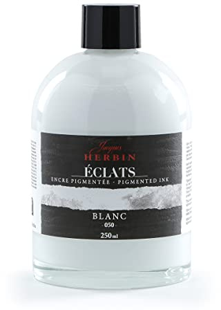 Jacques Herbin 18050TAMZ Tintenflakon Kalligraphie Aquarell 250ml Weiß