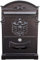 Briefkasten Vorschlagskasten Tresor mit Schloss Wahlurne Spendenbox Vintage Europäischer Briefkasten Aluminium Wandbriefkasten für den Außenbereich Briefkasten Sicherer Briefkasten Briefkasten & Sam
