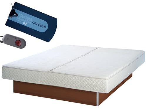 AQUA ROYAL Wasserbett KOMPLETT Bett Set Softside Mono Podest/Sockel 180x210 cm F0 – Wasserbetten Heizung von Calesco oder TBD Carbon Heater – Pflegeset und Befüllschlauch