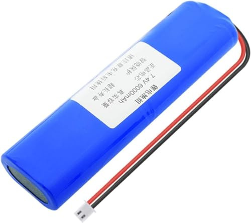 ZWDCVFGK Baterías Recargables de Iones de Litio de 7,4 V, 6000 mAh, 18650, Paquete de baterías XH, Enchufe para aspiradora, Linterna
