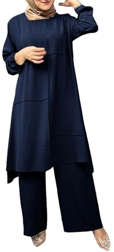 HOOUDO Night Dress Women’s Prayer Dress Dubai Plain Prayer Robes Muslim Outfits Turkey Stretchy Hijab Dress Plus Size Jilbab Burqa Ramadan Clothes White Abaya for Women